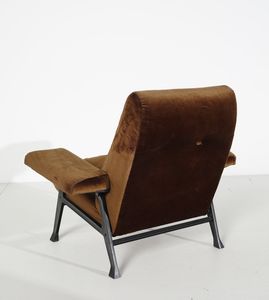 MENGHI ROBERTO (1920 - 2006) : Coppia di poltrone mod. Hall per Arflex  - Asta Asta 420 | DESIGN E ARTI DECORATIVE DEL NOVECENTO Online - Associazione Nazionale - Case d'Asta italiane