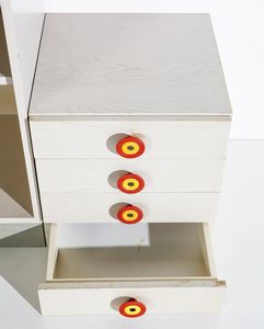 SOTTSASS ETTORE (1917 - 2007) : Sistema componibile mod. Kubirolo per Poltronova  - Asta Asta 420 | DESIGN E ARTI DECORATIVE DEL NOVECENTO Online - Associazione Nazionale - Case d'Asta italiane