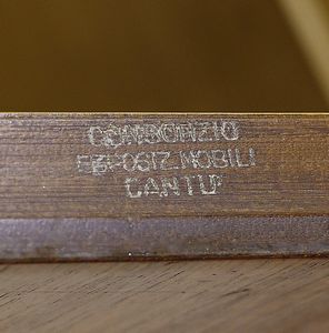 LA PERMANENTE MOBILI CANTU : Libreria a tre campate con piani a giorno, stipi e cassetti  - Asta Asta 420 | DESIGN E ARTI DECORATIVE DEL NOVECENTO Online - Associazione Nazionale - Case d'Asta italiane