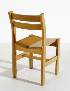 PERRIAND CHARLOTTE  (1903 - 1999) : Coppia di sedie  - Asta Asta 420 | DESIGN E ARTI DECORATIVE DEL NOVECENTO Online - Associazione Nazionale - Case d'Asta italiane