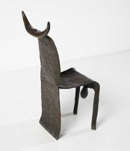 MATTA ROBERTO SEBASTIAN ANTONIO (1911 - 2002) : Sedia con le corna - modello 2  - Asta Asta 420 | DESIGN E ARTI DECORATIVE DEL NOVECENTO Online - Associazione Nazionale - Case d'Asta italiane