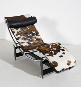 LE CORBUSIER, PIERRE JEANNERET, CHARLOTTE PERRIAND : Chaise longue mod. LC4  per Cassina  - Asta Asta 420 | DESIGN E ARTI DECORATIVE DEL NOVECENTO Online - Associazione Nazionale - Case d'Asta italiane