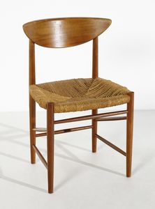 PETER HVIDT (1916-1986) & ORLA MLGAARD-NIELSEN (1907-1993) : Sei sedie mod. 316 per Soborg  - Asta Asta 420 | DESIGN E ARTI DECORATIVE DEL NOVECENTO Online - Associazione Nazionale - Case d'Asta italiane