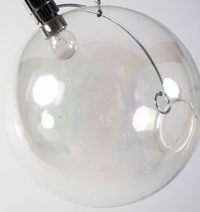 NASON CARLO (n. 1935) : Lampada a sospensione mod. Sona per Lumenform  - Asta Asta 420 | DESIGN E ARTI DECORATIVE DEL NOVECENTO Online - Associazione Nazionale - Case d'Asta italiane