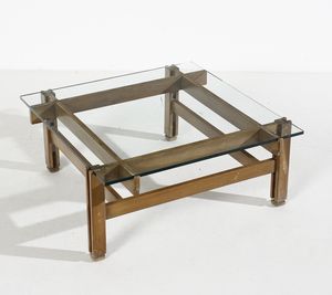 PARISI ICO (1916 - 1996) : Tavolo da salotto variante con piano quadrato del mod. 751 per Cassina  - Asta Asta 420 | DESIGN E ARTI DECORATIVE DEL NOVECENTO Online - Associazione Nazionale - Case d'Asta italiane