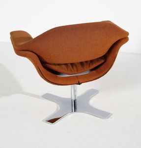 LAVIANI PIETRO FERRUCCIO (n. 1960) : Coppia di poltrone girevoli mod. Cove per Molteni  - Asta Asta 420 | DESIGN E ARTI DECORATIVE DEL NOVECENTO Online - Associazione Nazionale - Case d'Asta italiane