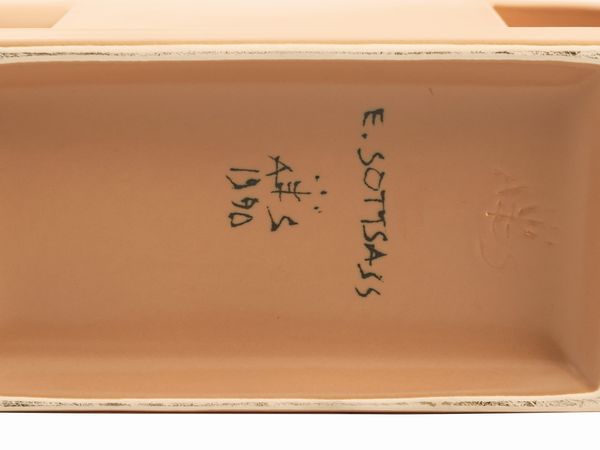 ETTORE SOTTSASS : Teiera Cinnamon in ceramica, produzione Alessio Sarri 1990  - Asta Una villa fiorentina. Arredi e Dipinti Antichi. Arte Contemporanea - Associazione Nazionale - Case d'Asta italiane