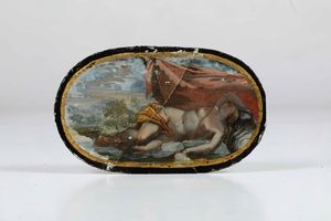 Cinque vetri dipinti  - Asta Antiquariato Settembre - Associazione Nazionale - Case d'Asta italiane