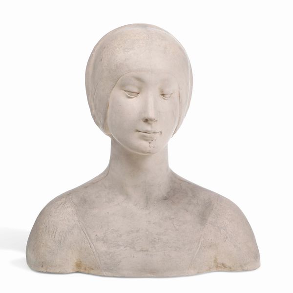 Copia da Fracesco Laurana, XX secolo Busto femminile  - Asta Scultura - Associazione Nazionale - Case d'Asta italiane