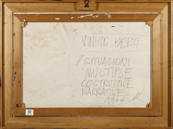 BERTI VINICIO (1921 - 1991) : Situazioni multiple costruttive narrative.  - Asta Asta 421 | ARTE MODERNA E CONTEMPORANEA Online - Associazione Nazionale - Case d'Asta italiane