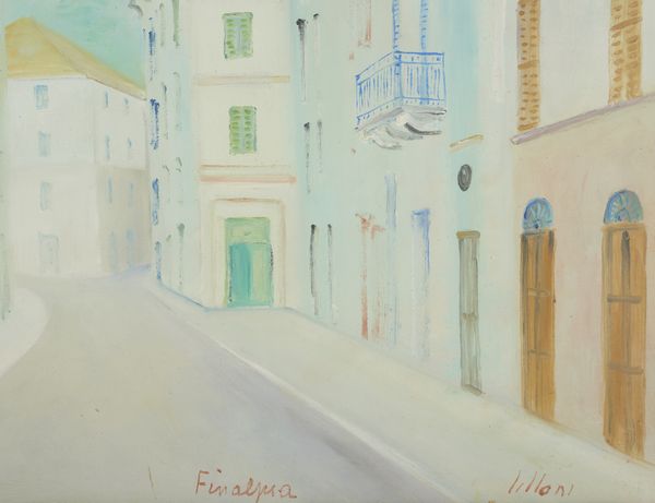 LILLONI UMBERTO (1898 - 1980) : Strada a Finalpia.  - Asta Asta 421 | ARTE MODERNA E CONTEMPORANEA Online - Associazione Nazionale - Case d'Asta italiane