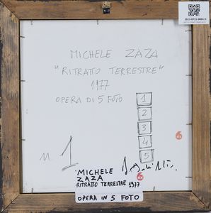 ZAZA MICHELE (n. 1948) : Ritratto terrestre.  - Asta Asta 421 | ARTE MODERNA E CONTEMPORANEA Online - Associazione Nazionale - Case d'Asta italiane