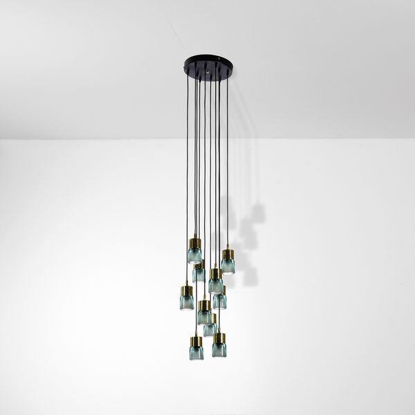 GIUSEPPE OSTUNI : Lampada a sospensione mod. 4458  - Asta Design Lab - Associazione Nazionale - Case d'Asta italiane