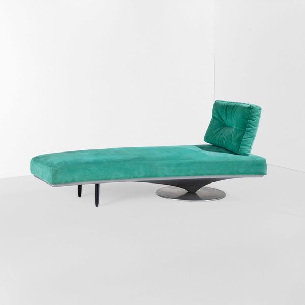 Mauro Lipparini : Chaise longue mod. Editor  - Asta Design Lab - Associazione Nazionale - Case d'Asta italiane