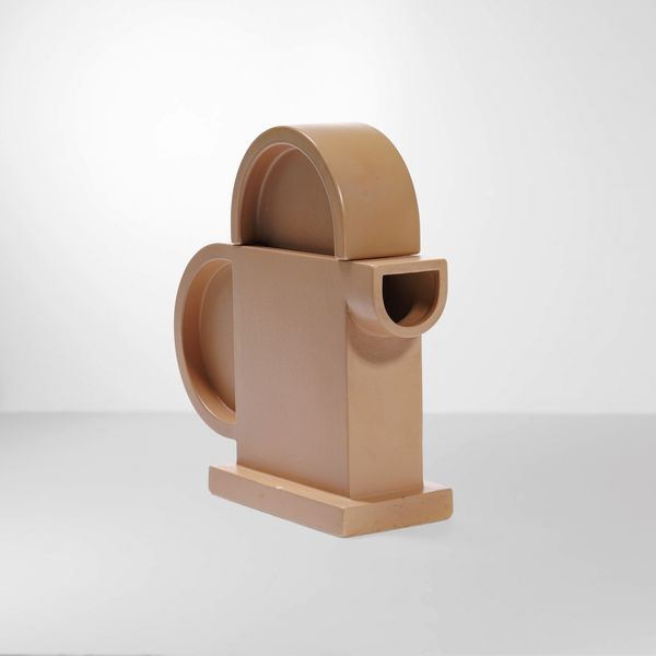 ETTORE SOTTSASS : Teiera in ceramica smaltata mod. Cinnamon  - Asta Design Lab - Associazione Nazionale - Case d'Asta italiane