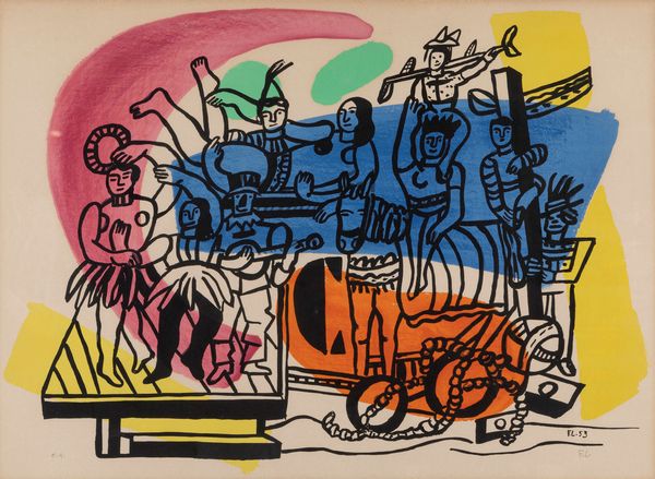 Fernand Léger : Parade  - Asta Grafica e Multipli d'Autore - Associazione Nazionale - Case d'Asta italiane
