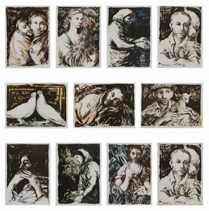Domenico Purificato - Undici litografie a colori