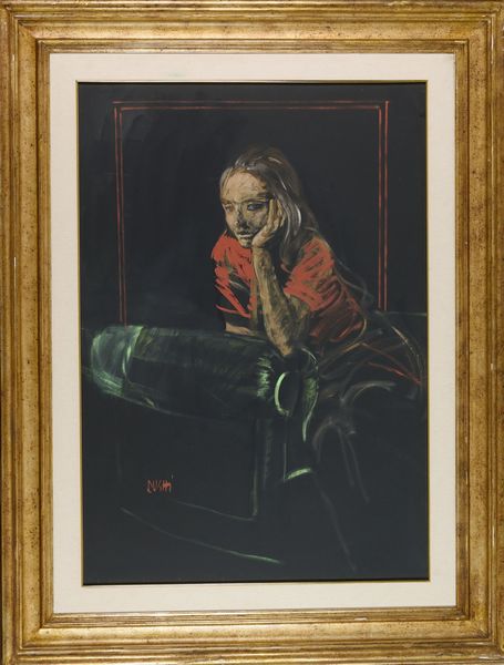 Alberto Sughi : Ragazza in interno  - Asta Arte Moderna e Contemporanea - Associazione Nazionale - Case d'Asta italiane