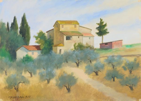 Nino Tirinnanzi : Paesaggio Toscano  - Asta Arte Moderna e Contemporanea - Associazione Nazionale - Case d'Asta italiane