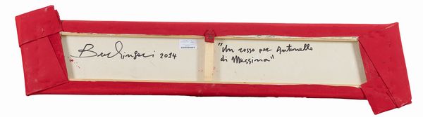 CESARE BERLINGERI : Un rosso per Antonello  - Asta Arte Moderna e Contemporanea - Associazione Nazionale - Case d'Asta italiane