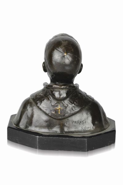 Due oggetti commemorativi del Pontificato di Papa Benedetto XV (1914-1922)  - Asta Cuprum. Reloaded. Bronzetti dal Medioevo all'800 - Associazione Nazionale - Case d'Asta italiane