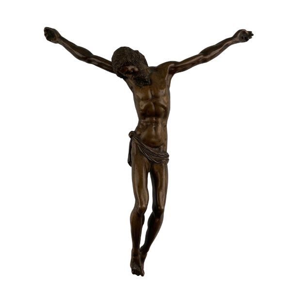 Jean de Boulogne (Giambologna), nei modi di : Cristo morto  - Asta Cuprum. Reloaded. Bronzetti dal Medioevo all'800 - Associazione Nazionale - Case d'Asta italiane