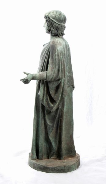 Statua in bronzo - XVIII secolo  - Asta Mobili e Oggetti d'Arte dal XVII all'inizio del XX Secolo - Associazione Nazionale - Case d'Asta italiane