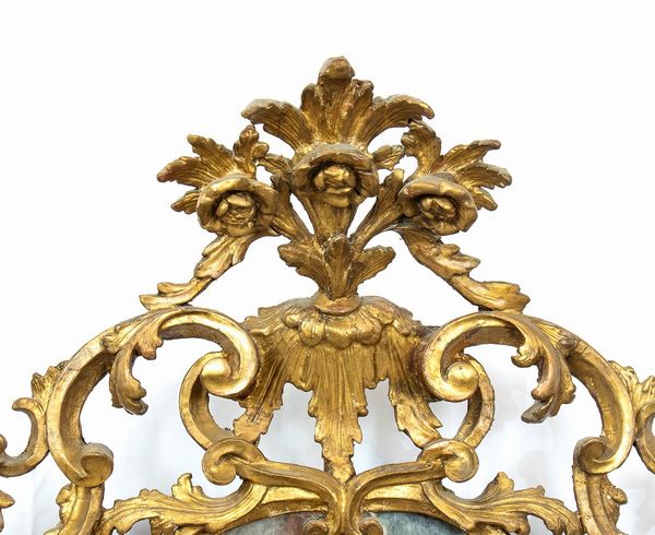 Specchiera in legno dorato ed intagliato - Venezia XVIII secolo  - Asta Mobili e Oggetti d'Arte dal XVII all'inizio del XX Secolo - Associazione Nazionale - Case d'Asta italiane