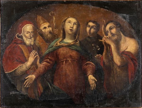 Vergine Maria e santi - Italia, XVIII secolo  - Asta Mobili e Oggetti d'Arte dal XVII all'inizio del XX Secolo - Associazione Nazionale - Case d'Asta italiane