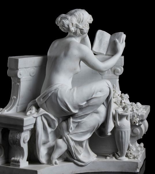 Statua in biscuit  - Francia, XIX secolo,  firmata LOUIS CARIER BELLEUSE (1848-1913)  - Asta Mobili e Oggetti d'Arte dal XVII all'inizio del XX Secolo - Associazione Nazionale - Case d'Asta italiane