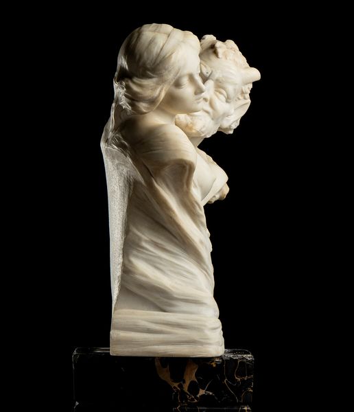 Scultura in marmo statuario e portoro raffigurante Pan e Selene - Italia, XIX secolo  - Asta Mobili e Oggetti d'Arte dal XVII all'inizio del XX Secolo - Associazione Nazionale - Case d'Asta italiane