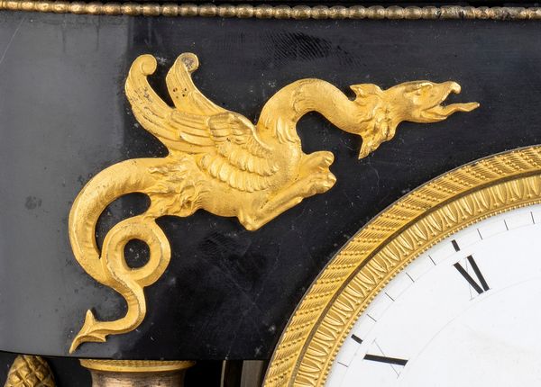 Orologio d'appoggio in marmo nero del Belgio - Francia, Parigi 1815 circa, firmato JEAN-JOSEPH ROBIN  - Asta Mobili e Oggetti d'Arte dal XVII all'inizio del XX Secolo - Associazione Nazionale - Case d'Asta italiane