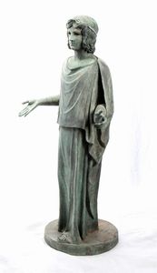 Statua in bronzo - XVIII secolo  - Asta Mobili e Oggetti d'Arte dal XVII all'inizio del XX Secolo - Associazione Nazionale - Case d'Asta italiane