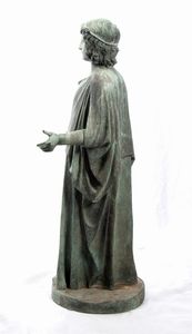 Statua in bronzo - XVIII secolo  - Asta Mobili e Oggetti d'Arte dal XVII all'inizio del XX Secolo - Associazione Nazionale - Case d'Asta italiane