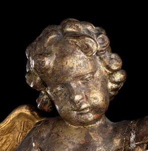 Coppia di putti - Venezia, XIX secolo  - Asta Mobili e Oggetti d'Arte dal XVII all'inizio del XX Secolo - Associazione Nazionale - Case d'Asta italiane