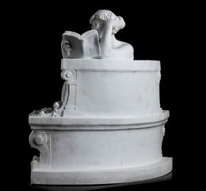 Statua in biscuit  - Francia, XIX secolo,  firmata LOUIS CARIER BELLEUSE (1848-1913)  - Asta Mobili e Oggetti d'Arte dal XVII all'inizio del XX Secolo - Associazione Nazionale - Case d'Asta italiane