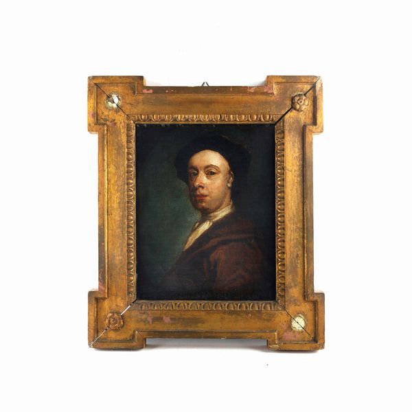 Ritratto di gentil uomo  Apres W. Hogarth  - Asta Smart Auction: Arredi, Dipinti, Sculture e altro a prezzi vantaggiosi - Associazione Nazionale - Case d'Asta italiane