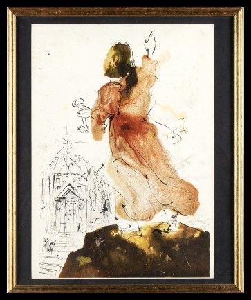 SALVADOR DALI' : Tu es Petrus, 1964  - Asta Smart Auction: Arredi, Dipinti, Sculture e altro a prezzi vantaggiosi - Associazione Nazionale - Case d'Asta italiane