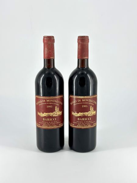 Baricci Colombaio di Montosoli, Rosso di Montalcino  - Asta Vini e Distillati. D'Annata, Pregiati e da Collezione - Associazione Nazionale - Case d'Asta italiane