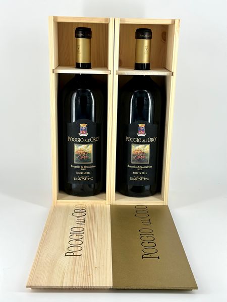 Castello Banfi, Poggio all'Oro Brunello di Montalcino Riserva  - Asta Vini e Distillati. D'Annata, Pregiati e da Collezione - Associazione Nazionale - Case d'Asta italiane