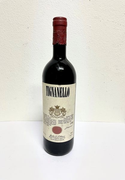 Marchesi Antinori, Tignanello  - Asta Vini e Distillati. D'Annata, Pregiati e da Collezione - Associazione Nazionale - Case d'Asta italiane