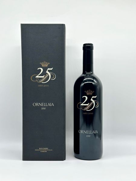 Tenuta dell'Ornellaia Bolgheri Superiore, Ornellaia 25esimo Anniversario  - Asta Vini e Distillati. D'Annata, Pregiati e da Collezione - Associazione Nazionale - Case d'Asta italiane