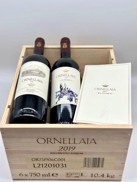 Tenuta dell'Ornellaia Bolgheri Superiore, Ornellaia Vendemmia d'Artista Il Vigore  - Asta Vini e Distillati. D'Annata, Pregiati e da Collezione - Associazione Nazionale - Case d'Asta italiane