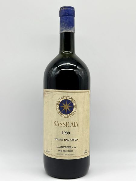 Tenuta San Guido Bolgheri, Sassicaia  - Asta Vini e Distillati. D'Annata, Pregiati e da Collezione - Associazione Nazionale - Case d'Asta italiane