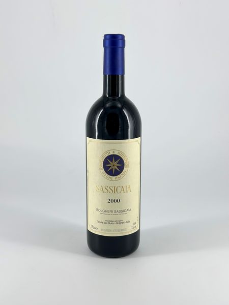 Tenuta San Guido Bolgheri, Sassicaia  - Asta Vini e Distillati. D'Annata, Pregiati e da Collezione - Associazione Nazionale - Case d'Asta italiane