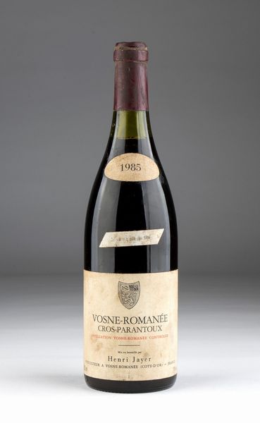 Henri Jayer Cros Parantoux, Vosne-Romanée  - Asta Vini e Distillati. D'Annata, Pregiati e da Collezione - Associazione Nazionale - Case d'Asta italiane