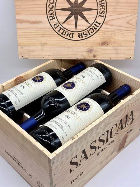 Tenuta San Guido Bolgheri, Sassicaia  - Asta Vini e Distillati. D'Annata, Pregiati e da Collezione - Associazione Nazionale - Case d'Asta italiane