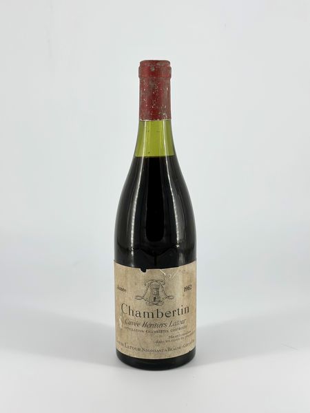 Louis Latour, Cuvée Heritiers Latour Chambertin Grand Cru  - Asta Vini e Distillati. D'Annata, Pregiati e da Collezione - Associazione Nazionale - Case d'Asta italiane