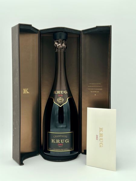 Krug, Brut Vintage 2002  - Asta Vini e Distillati. D'Annata, Pregiati e da Collezione - Associazione Nazionale - Case d'Asta italiane