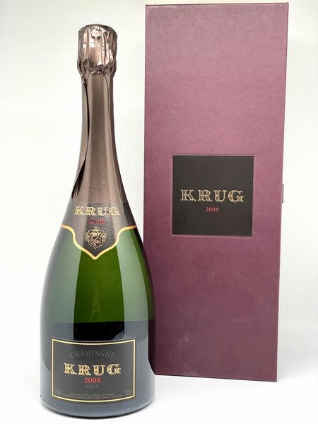 Krug, Brut Vintage 2008  - Asta Vini e Distillati. D'Annata, Pregiati e da Collezione - Associazione Nazionale - Case d'Asta italiane